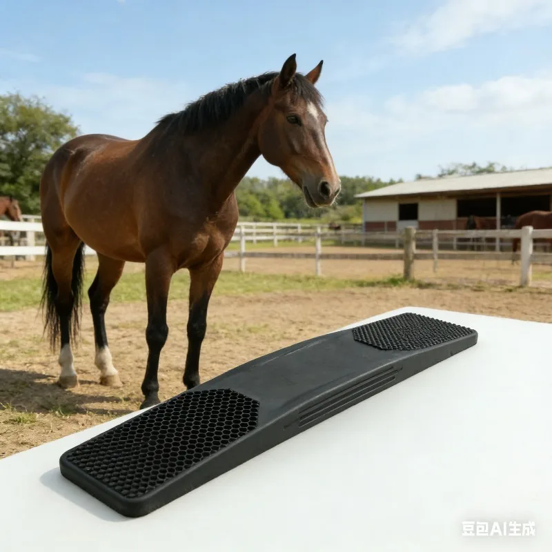 

Horse Grooming Brush with Soft Bristles, Professional Equine Cleaning Tool, Scrubber for Horse Coat Care Shedding