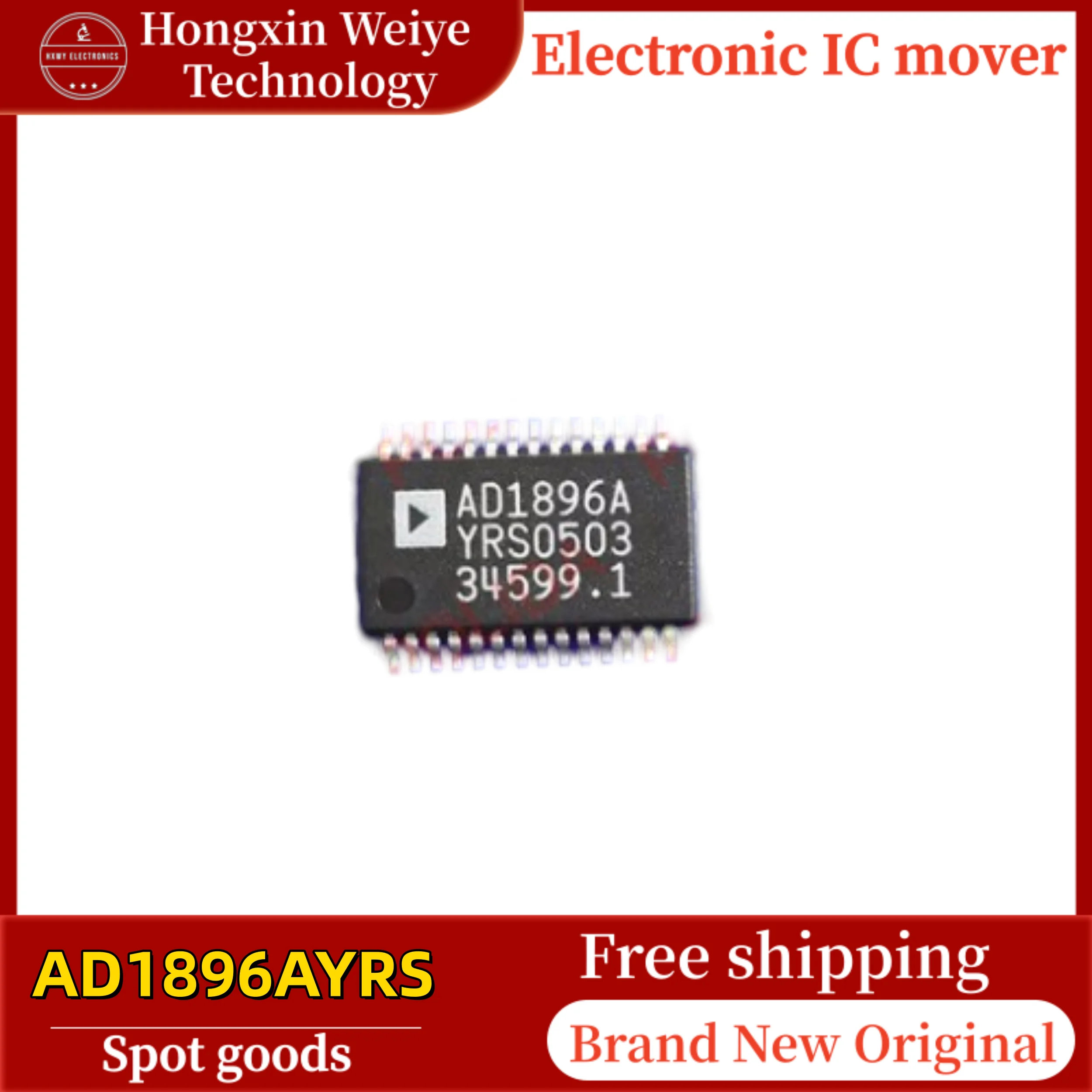 

2/10 PCS AD1896AYRS AD1896A SSOP-28 Audio Interface IC Brand New In Stock Free Shipping