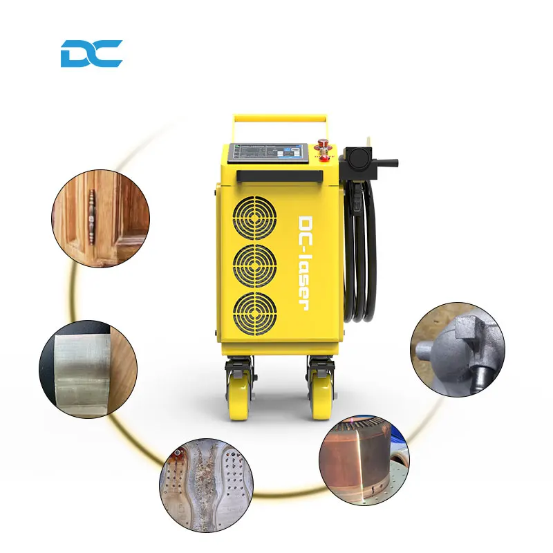 

JPT 300w 500W Small Portable Handheld Wood Metal Laser Cleaner Fiber Pulse Laser Cleaning Machine Rust Removal Price