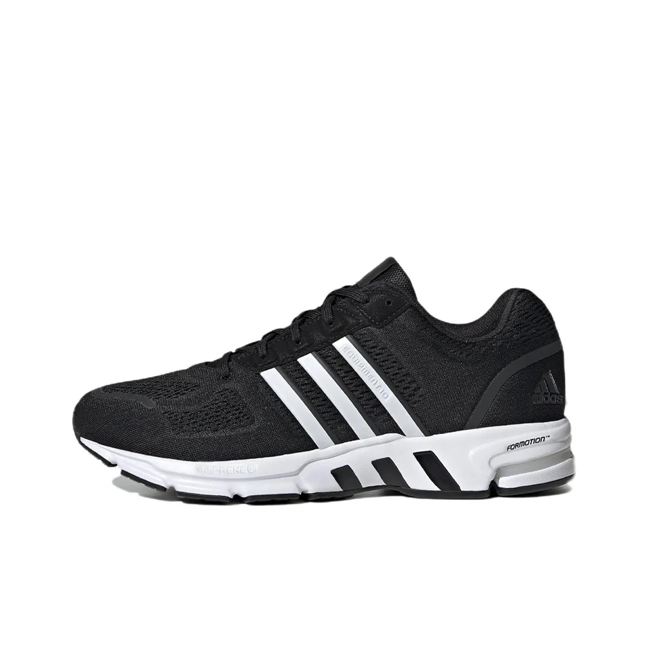 Adidas Equipment 10 Running Shoes Unisex Low Top Black/White HR0671