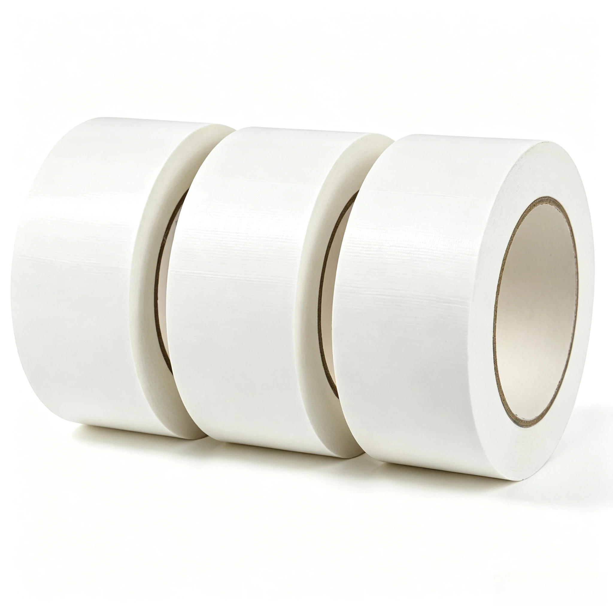Heavy Duty White Duct Tape – Strong, Flexible, No Residue, All-Weather, Tear by Hand – for Repairs & Industrial Use