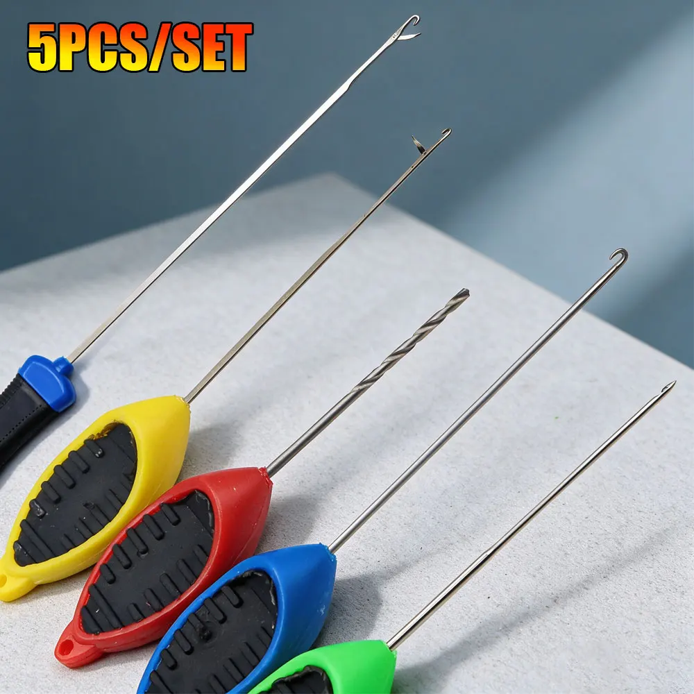 Karpfen Angeln Köder Nadel Set Gated Nadel Pop Up Boilies Spleißen Pins Nadel Karpfen Rig, Der Werkzeuge Angeln Zubehör Tackle – Detail 2