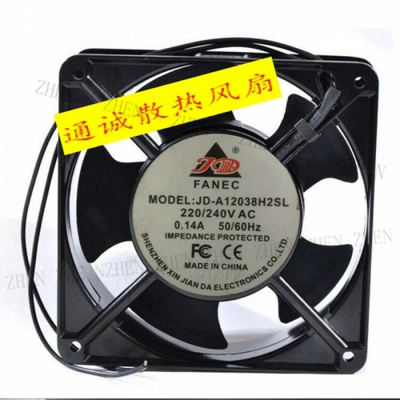 Y Applicable for FANEC JD-A12038H2SL 220 / 240V 0.14A Cooling Fan Cabinet Fan