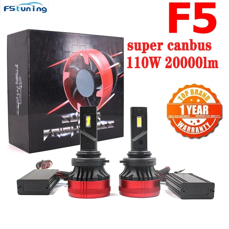 F5 110w H7 LED Bulb H4 Car LED Lamps LED Headlights Bulb 20000LM H7 H11 H8 9005 9006 H1 LED Bulbs LED H7 Headlight Kit Fog Light