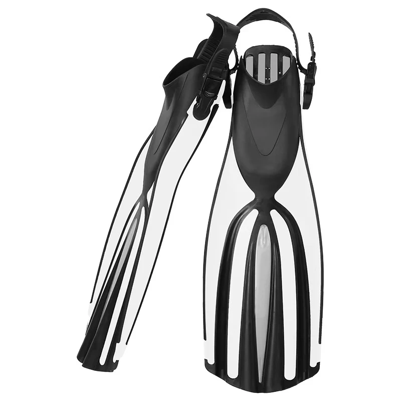 High quality longknife diving shark fin safety rubber scuba shark fin snorkeling swimming shark fin suitable for adults children