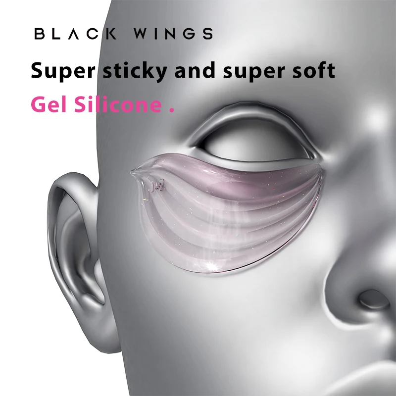 BLACKWINGS 3 サイズ鳥下眼パッチまつげパーマカーラーリフトパッドシリコーンまつげメイク美容ツール Permanen