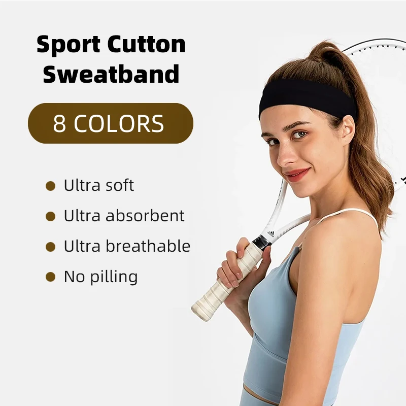 Elastic Sport Headbands Sweatbands 3pcs Ultra Soft Breathable Head Bands Unisex Outdoor Equipment