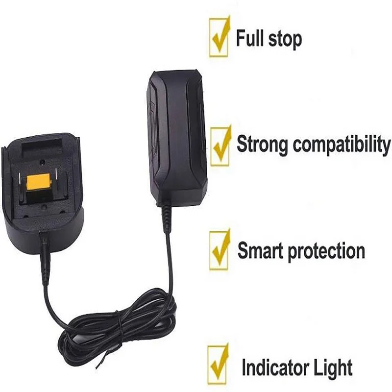 Portable 1A Li-ion Battery Charger Charging For Makita BL1430 BL1830 Tools 14.4V 18V Power Converter Replacement US EU Plug Drop