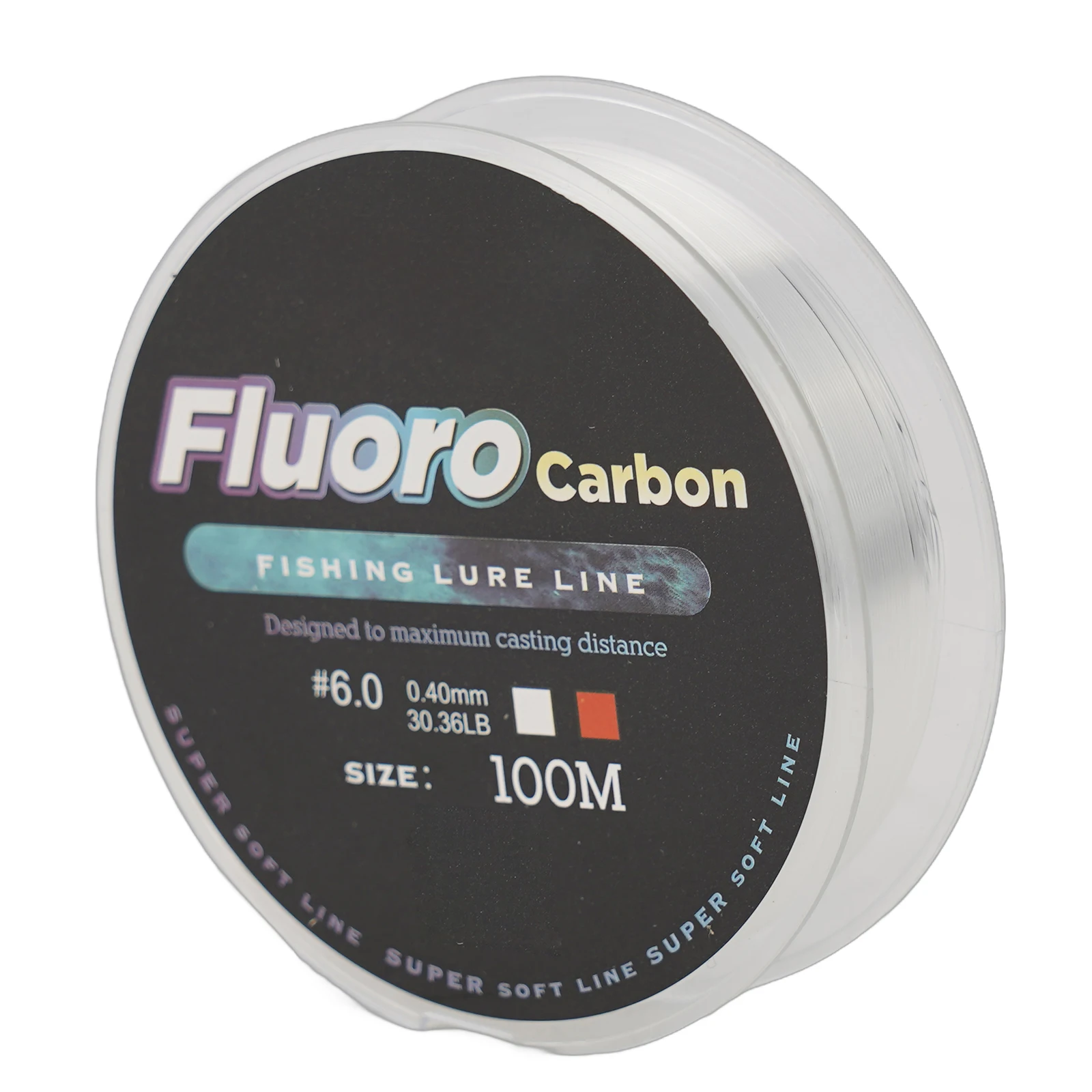 1roll Fishing Line 100M Fluorocarbon Fishings Lures Lines 4.13-34.32LB Carbon Fibers Leader Soft Line 50g Fishing Accessories