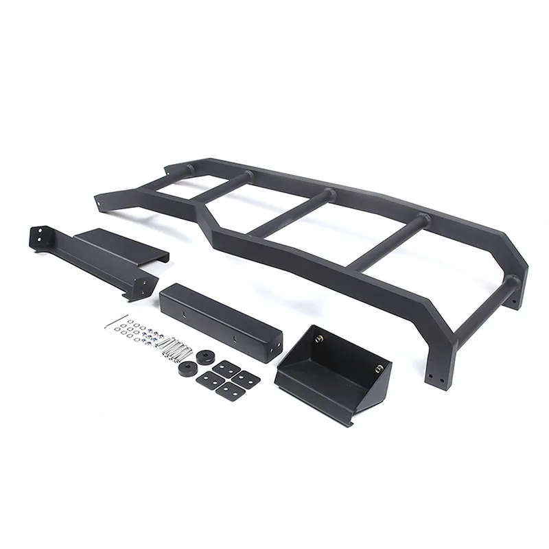 Aluminum Alloy Car Rear Door Tailgate Climbing Ladder Protective Frames For Hummer H2 2003-2009 Exterior Accessories