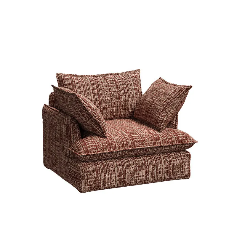 

Minimalist sofa French leisure chair Minimalist module sofa Living room curved leisure sofa