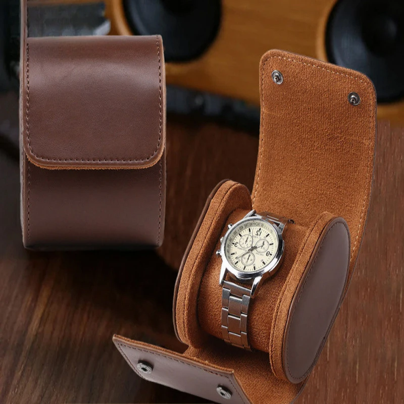 ウォッチロールトラベルケース-3つの時計収納と整理用ケース-革新的な取り外し可能な枕と頑丈な時計オーガナイザーで安全に保管