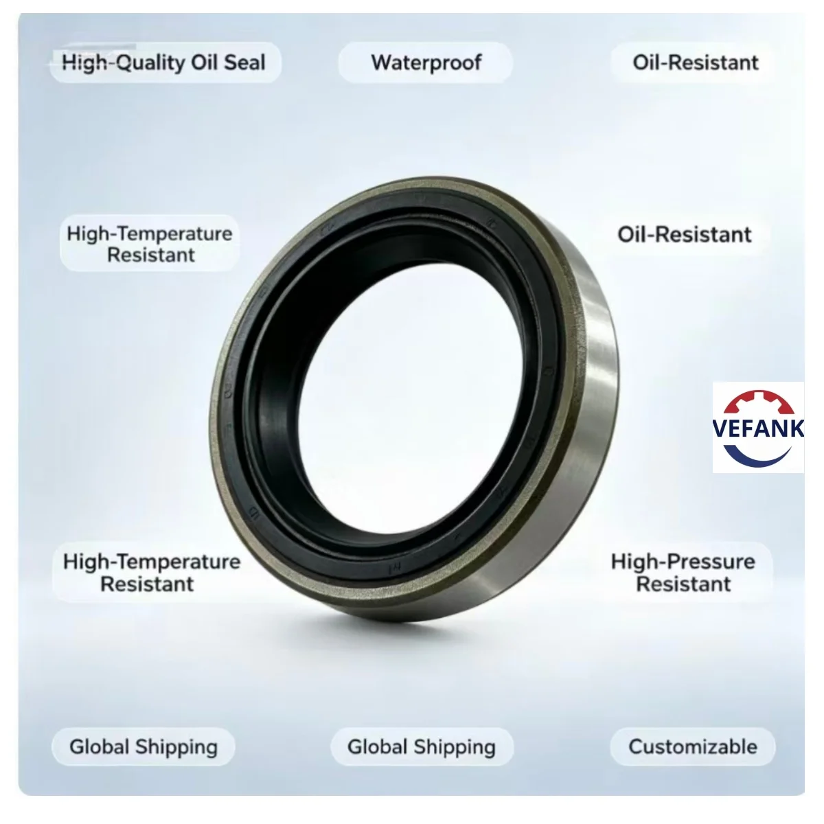 42*55*9mm, Oil Seal, NBR, Black, OEM: WG9761349008, In Stock, Worldwide Shipping, High-Quality Auto Parts
