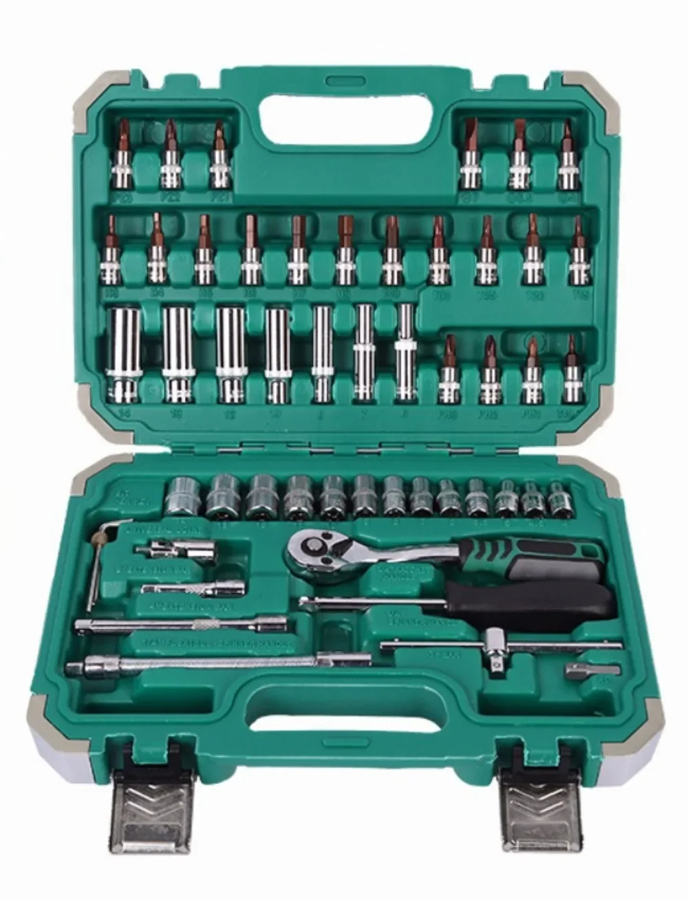 

53 Piece Quick Ratchet Wrench Set for Car Repair