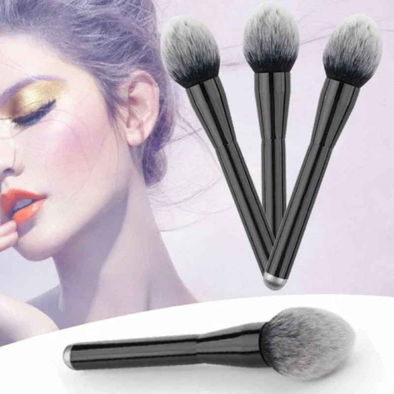 Black Flame-shaped Blush Makeup Brush Powder Makeup Brush Useful Repair Make Up Brush Soft Natural Hair Multi-Function Brushes