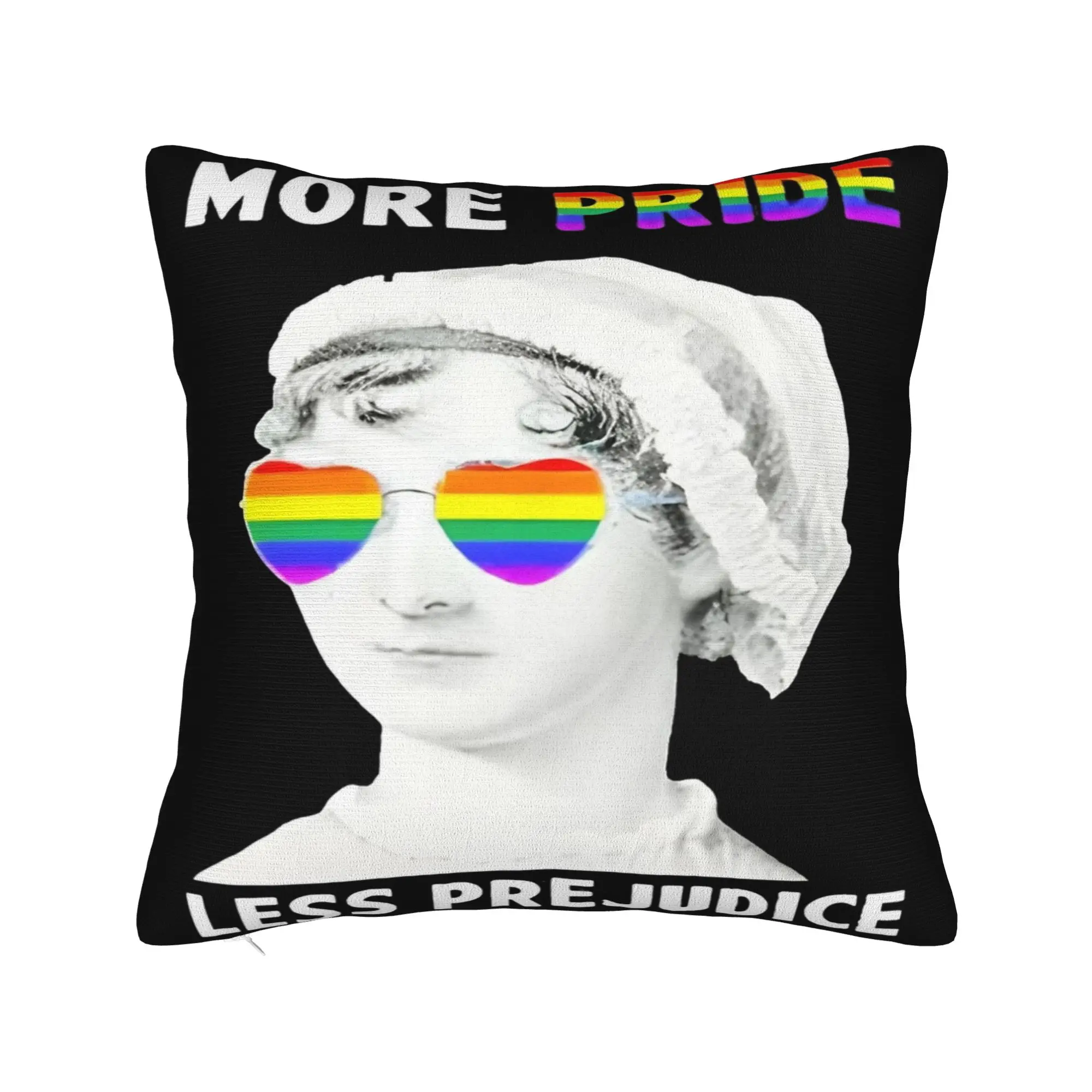 Decorative Pillowcase More Pride Less Prejudice  Merchandise Chair  Pillow Case Cover Zippered Multi Size