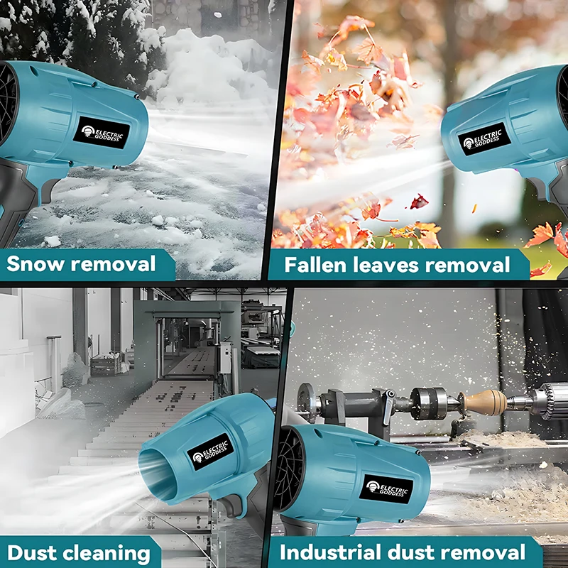 آلهة كهربائية 150000 دورة في الدقيقة منفاخ توربو كهربائي بدون فرش مروحة نفاثة يده منفاخ أوراق الغبار تهب لبطارية ماكيتا 18 فولت #4