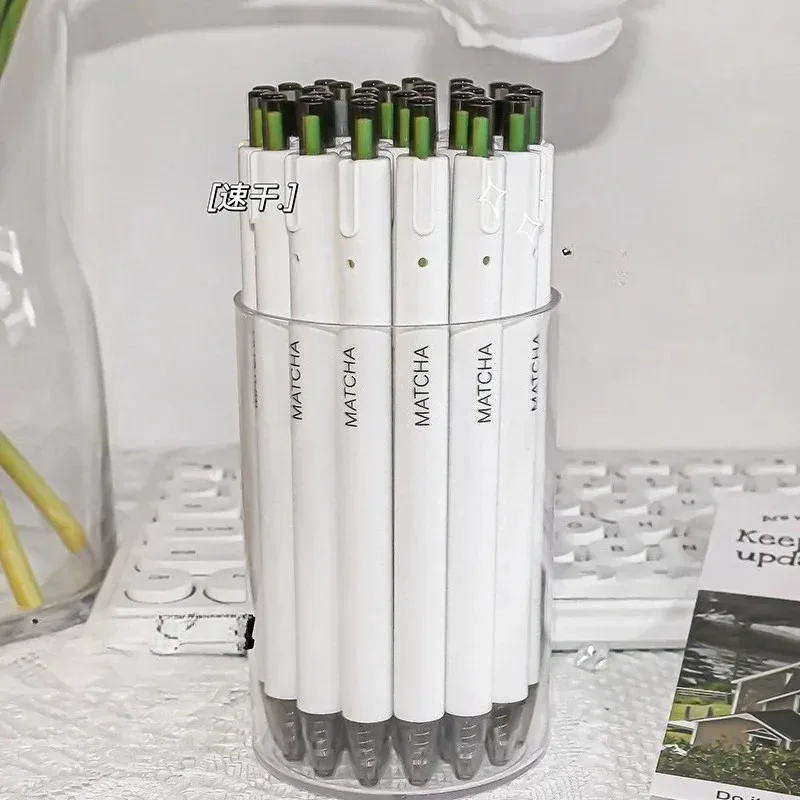 

6Pcs Gel Pen Black 0.5mm Ink Quick Drying Smooth Writing Pens Office School Ballpoint Pen Japanese Stationery