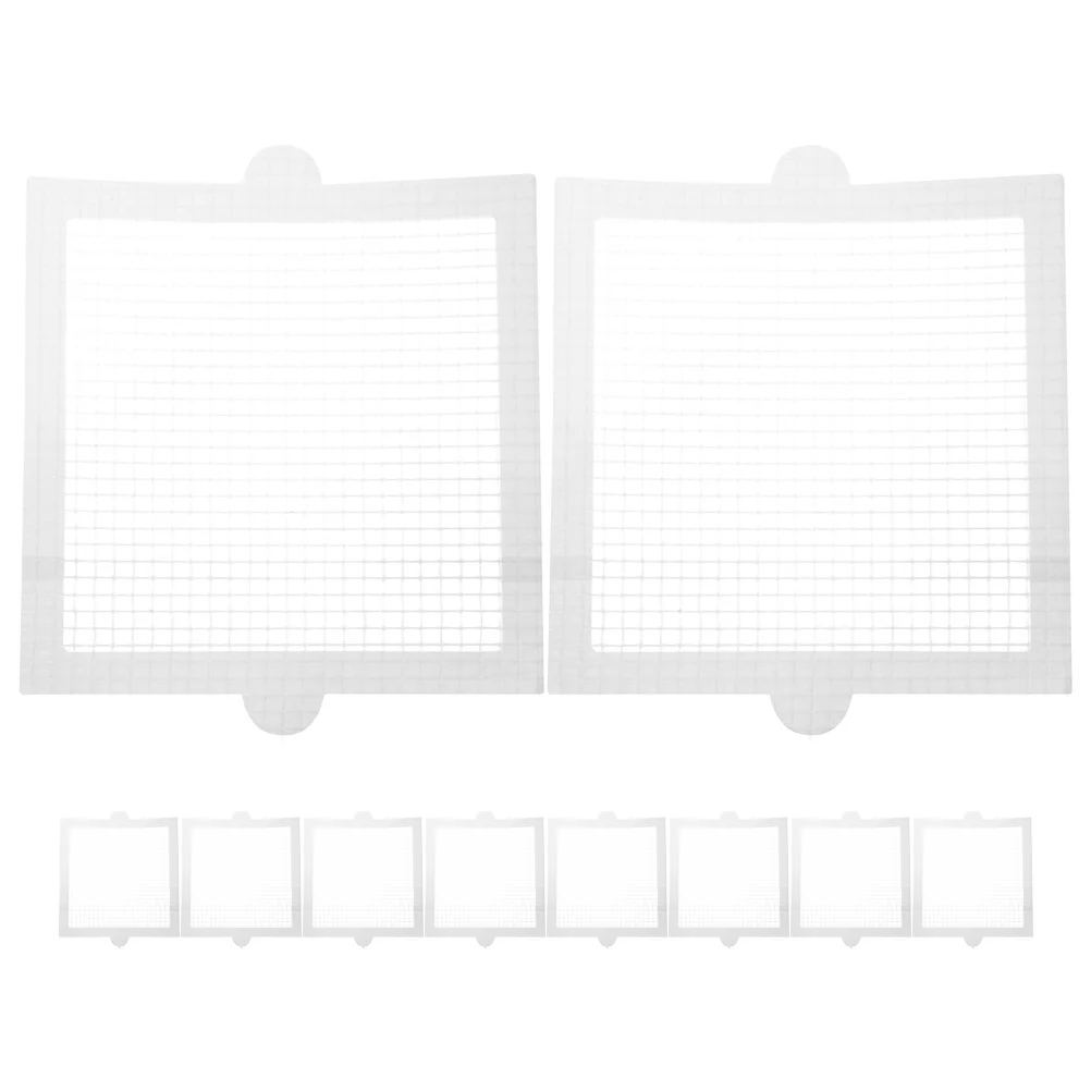 

10Pcs Disposable Floor Drain Stickers Bathroom Anti-Block Quick Cleaning Hair Catcher Stickers Floor Drain Sticker