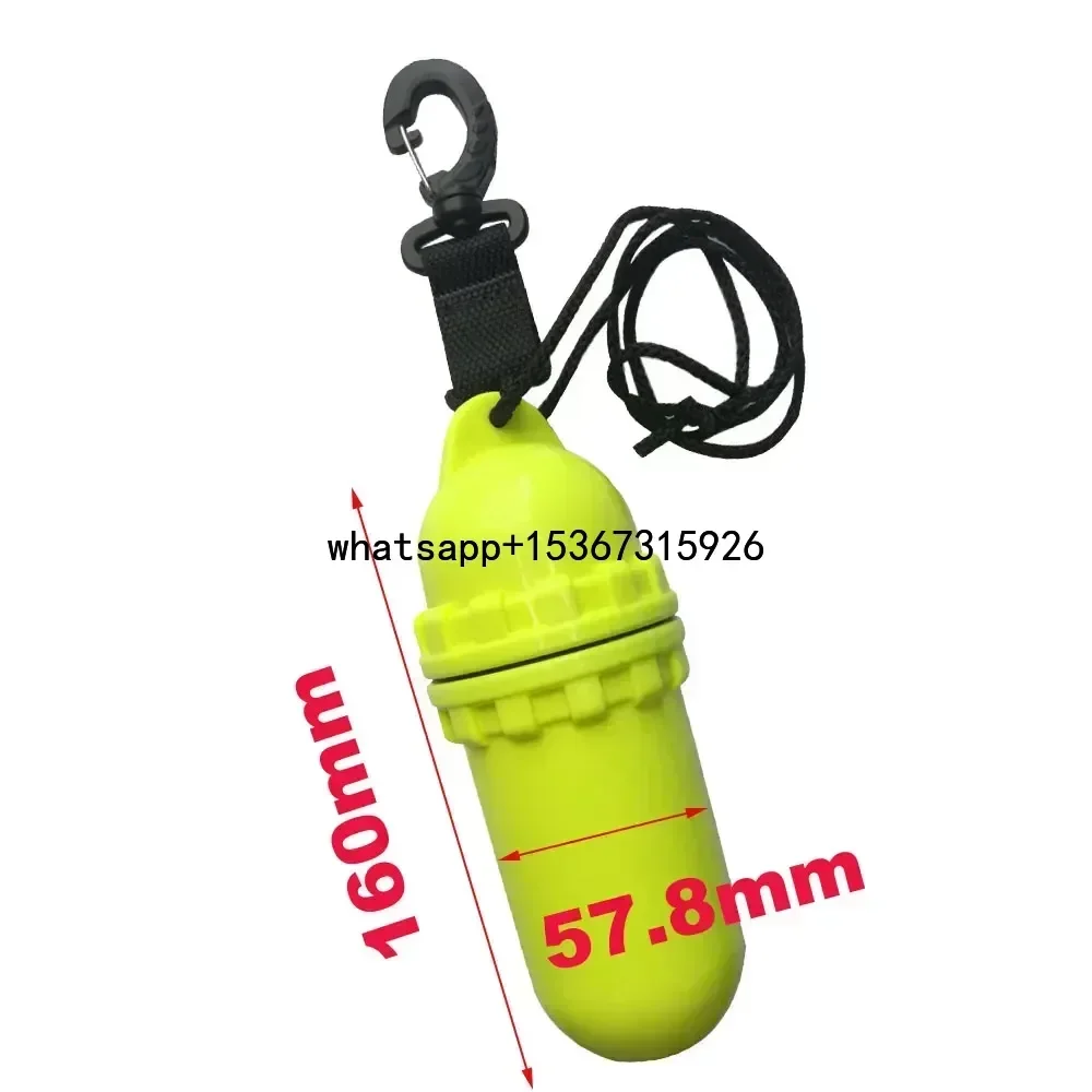 Heavy Duty Waterproof Dry Box Canister Dive Kayak Beach Storage Container Box With Snap Hook and Hanging Rope