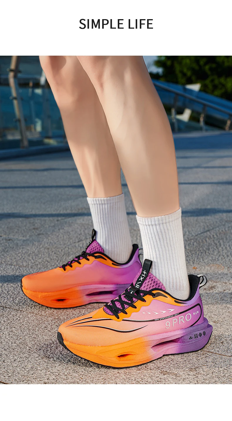 Herren-Sportschuhe, Laufschuhe mit Carbonplatte, Marathon-Sneaker für Herren, Rennschuhe, stoßdämpfende Turnschuhe für Damen – Detail 15