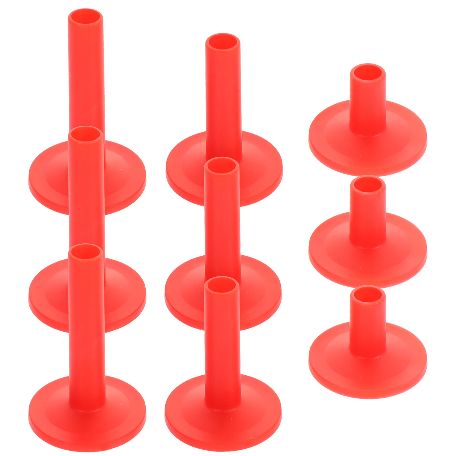 

12pcs Sleeves Accessories Plastic Sleeve Set For Drum Kits Flanged Base Replacement Parts Durable Cymbal Tube Long Lasting