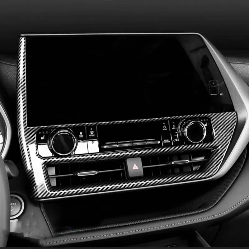 

For Toyota 22 Highlander Navigation Frame Center Control Outlet Air Conditioning Switch Decoration Sticker