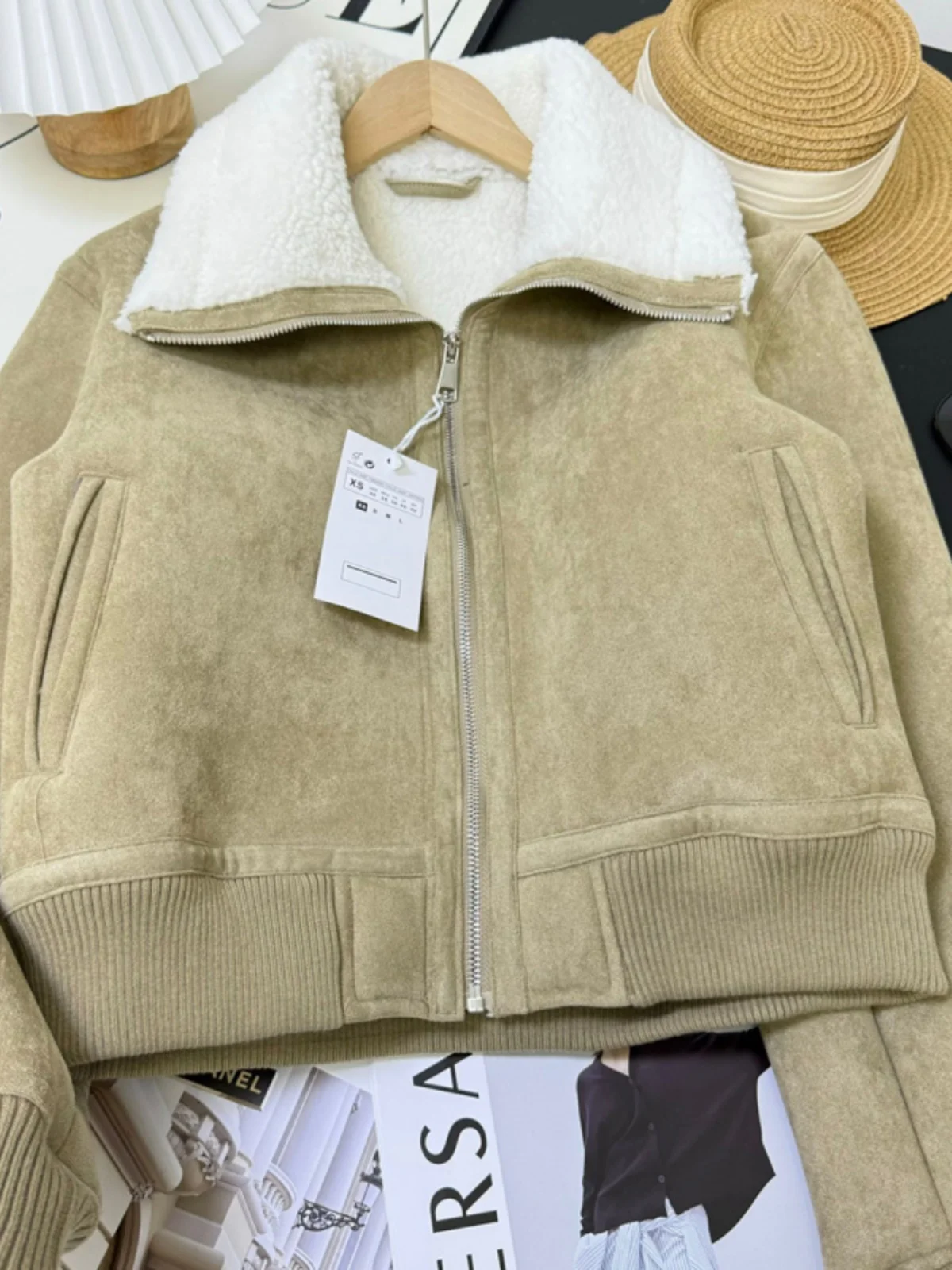 

Замшевое пальто Z Series Wood Giant 599, верхняя одежда из натурального меха Fce Thiened Lamb, бархатное пальто, женская мода