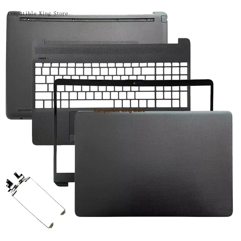 Новая задняя крышка ЖК-дисплея L L52012-001 для ноутбуков HP 15-DW, 15S-DU, 15S-DY, 15S-DR, 250, 255 G8, TPN-C139, серебристый верхний корпус, передняя рамка, петли