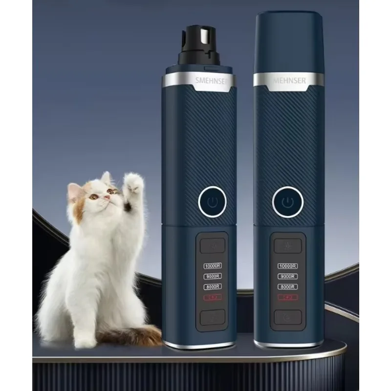nail supplies Direct Factory Sale High-Speed Electric Eco-friendly Cat Dog Pet Nail Grinder Clippers Plastic Battery-Powered Pet