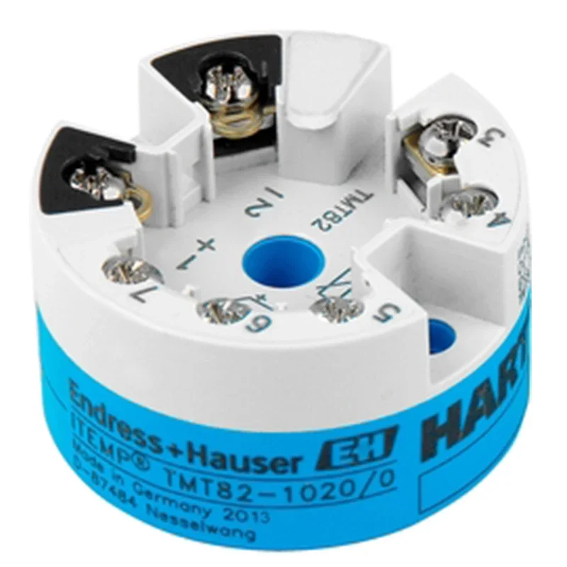E+H ITEMP TMT82 Temperature Transmitter HART Field DIN Rail Device Two Universal Sensor Inputs SIL 2 for Hazardous Areas ABS ODM