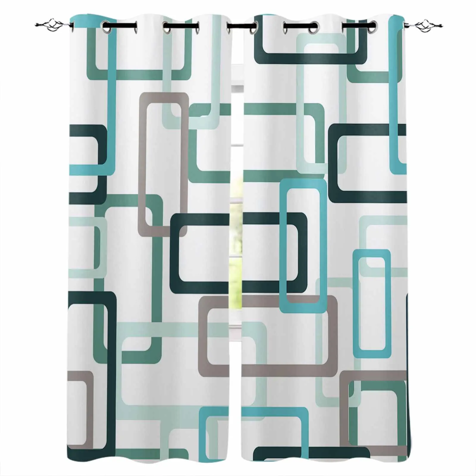 Abstract Modern Minimalism Living Room Bedroom Elegant Curtains For Kitchen The Room Window Treatments Drapes