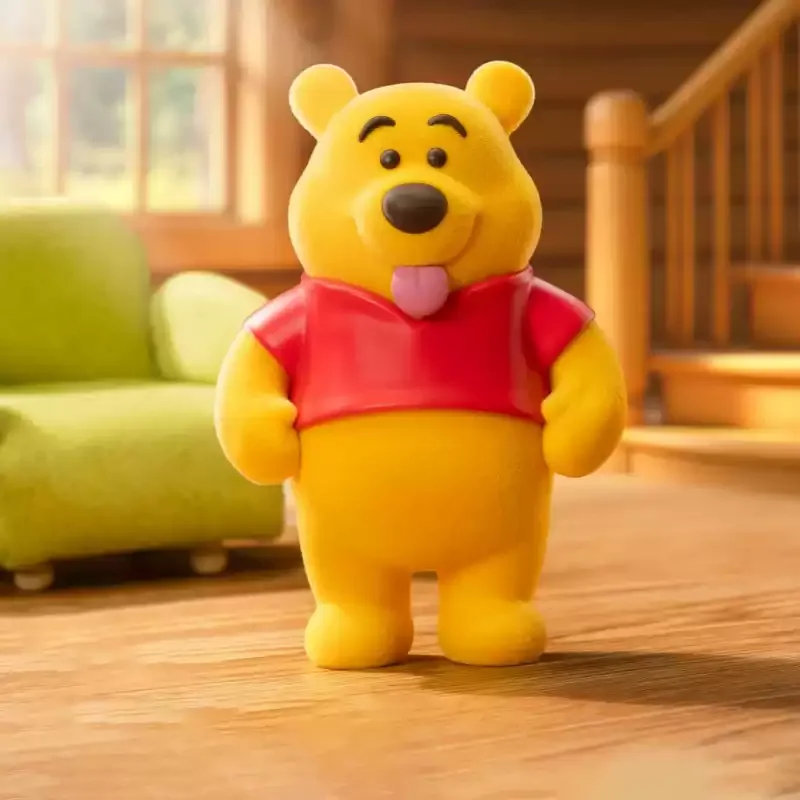 حقيقية فريدة من نوعها بوه سلسلة ويني ذا بوه صندوق أعمى أفخم تمثال سطح المكتب زخرفة لطيف دمية لعبة هدية عيد ميلاد للأصدقاء طفل #6