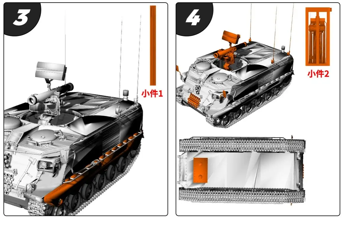 

Sweden Luftvärnsrobotbandvagn Lvrbv.701 SSMODEL SS744 1/56 1/72 1/100 15mm WarGaming 28mm Military Model Kit
