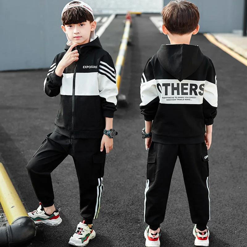 Boys Clothes Sport Suit Casual Boys Clothing Sets 2024 Spring Letter two pieces Children Clothing Set Kids Tracksuit Clothes