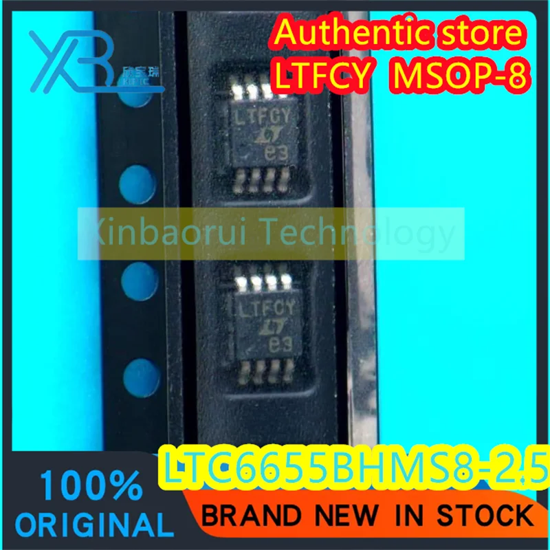 

(1/20pieces) LTC6655BHMS8-2.5 MSOP8 LTC6655 Parts Identification LTFCY Voltage Reference Chip IC 100% Brand New Genuine Origina