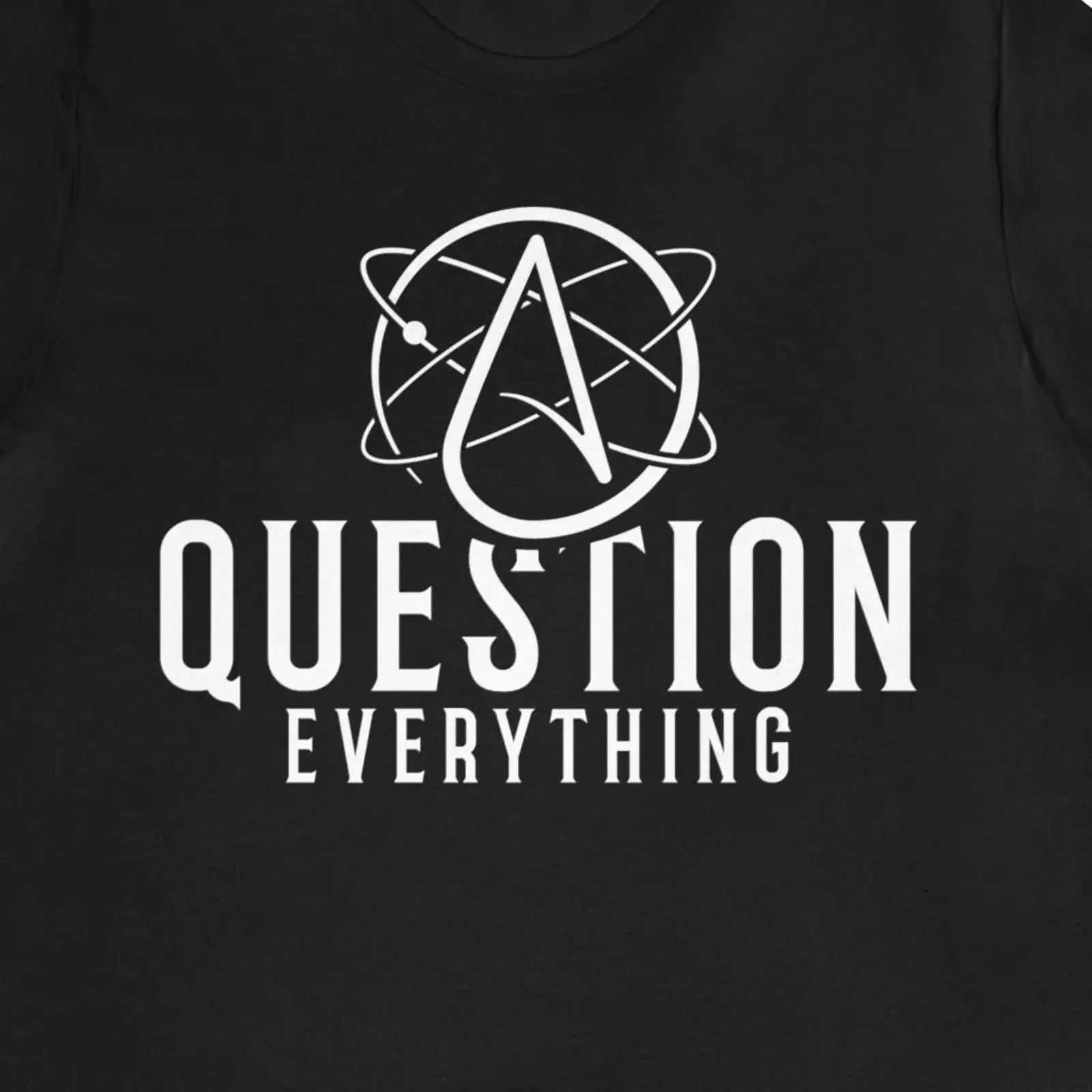 T-shirt AtheisT – Philosophie Séculaire Anti-Religion, Sceptique, Libre Pensée, Raison, Humaniste – Débat Vintage, Lavé, Doux, Streetwear