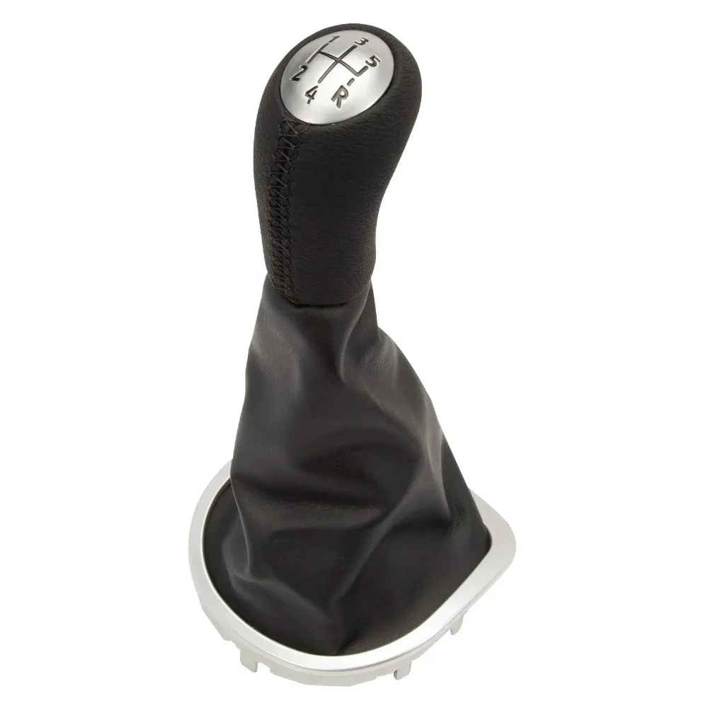 Gear Knob 5 Gears for Clio 3 Clio 4 Megane 3 Laguna 2 Scenic 2 Dacia Gear Lever with Gear Stick Cuff for 8200379961 8200393246 2