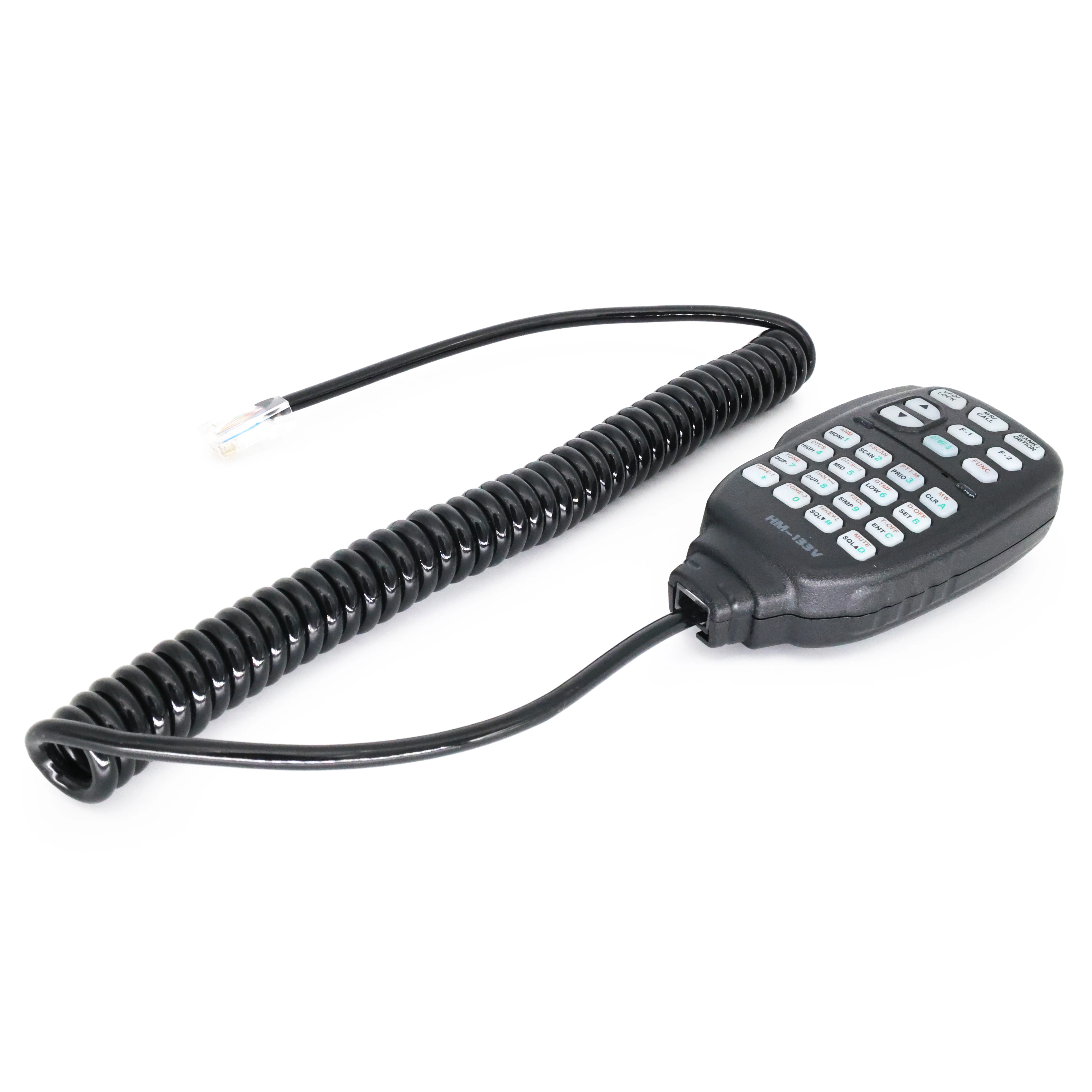 ตัวรับส่งสัญญาณในรถยนต์แบบ HM-133V 8Pin ไมโครโฟนสำหรับ ICOM IC-2200H 2720 2820 H 2100H 7000 H แฮมวิทยุสมัครเล่น E2820