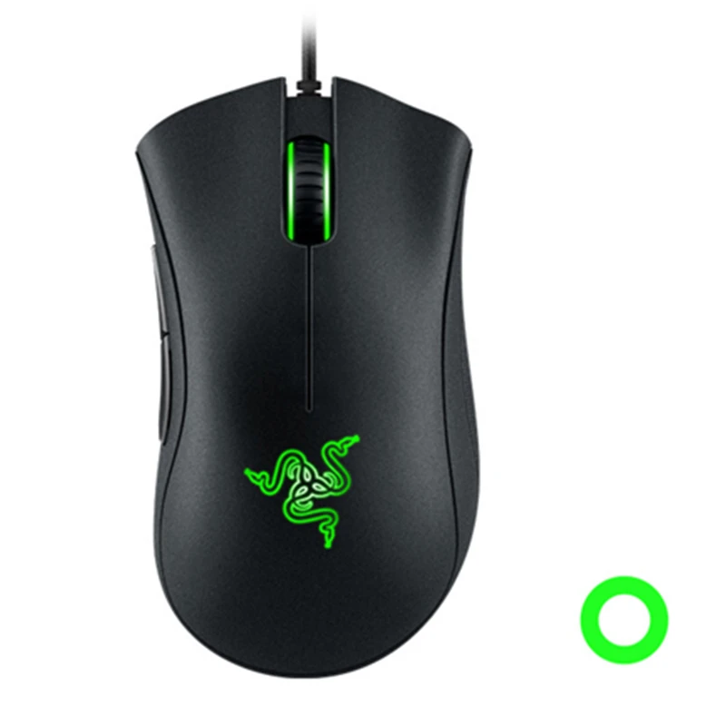 Оригинальная Проводная игровая мышь Razer Death Adder Essential, мыши 6400DPI, оптический сенсор, 5 независимых кнопок, для ноутбука, ПК, геймера