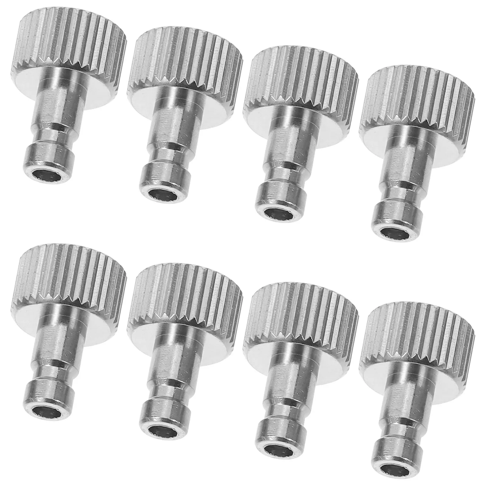 8Pcs Airbrush Quick Connect Fitting Female Threaded Airbrush Hose Adapter Coupling for Mobile Workstations Outdoor Airbrushing