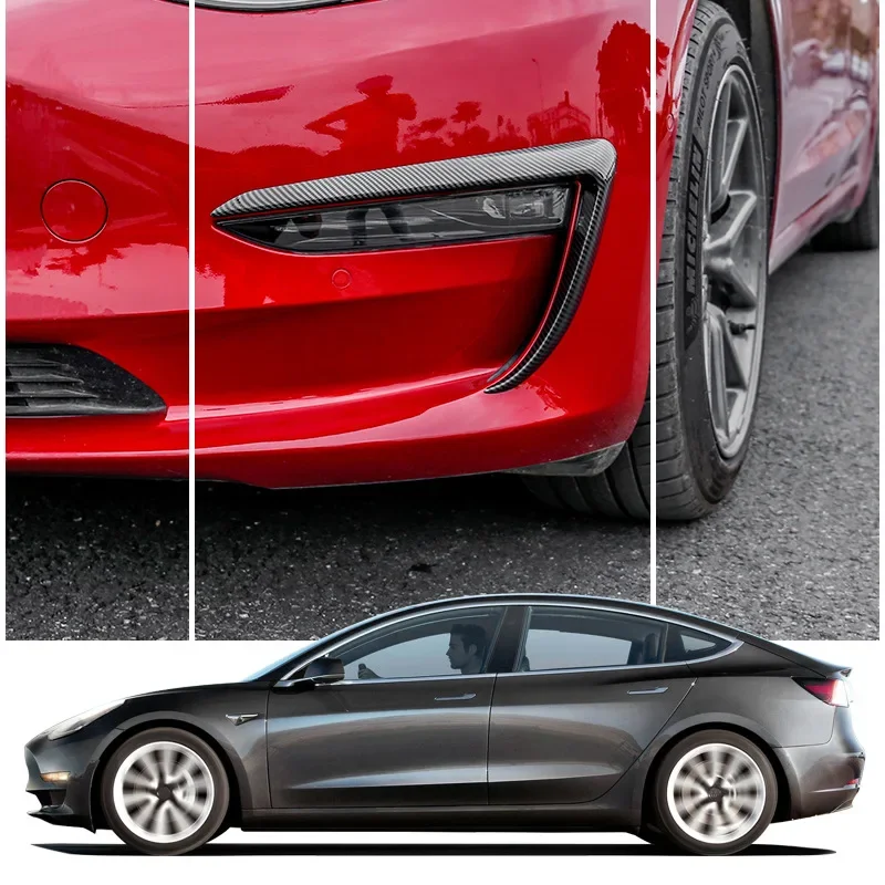 

Применимо к Tesla модель 3 _ наклейка Air Knife Fog светильник рамка внешняя Модификация Специальный автомобиль