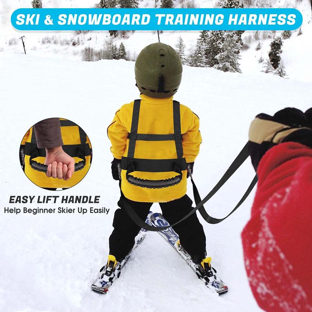 

Ski Harness Sturdy Wear-Resistant Ski Teaching Strap for Skating Skiing Practice Equipment