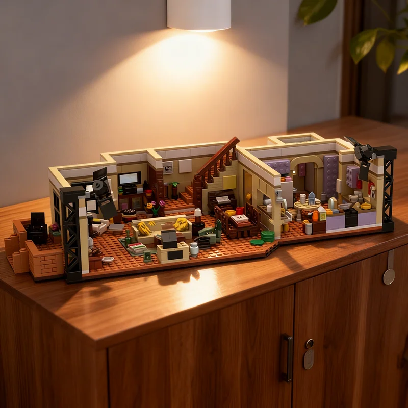 

1402pcs MOC King Of Queens Doug And Carrie S Home Ideas CUUSOO Model Building Blocks Architecture Toy Christmas Gifts Brick Kids