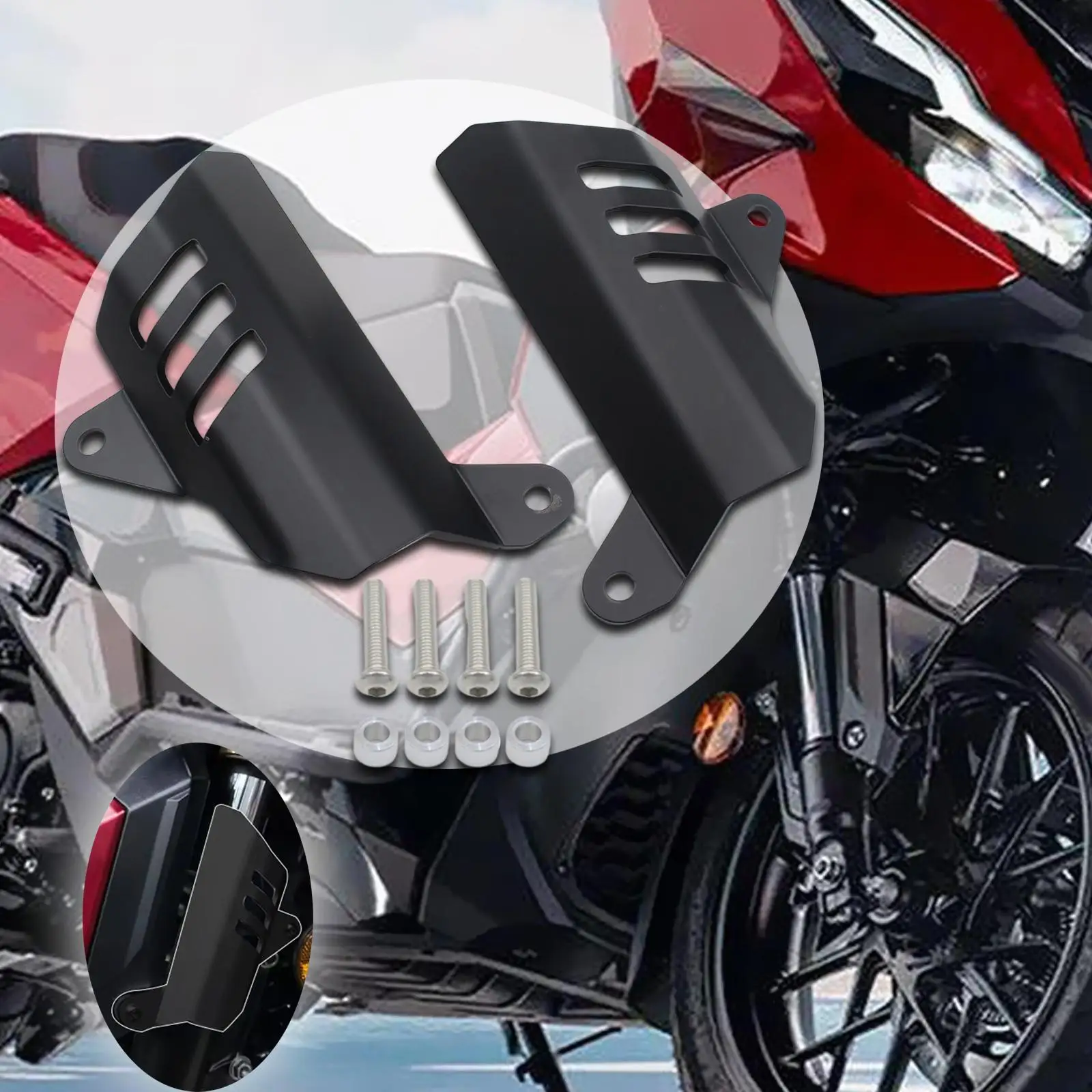 مجموعة غطاء حماية الشوكة المتينة لهوندا ADV 350 2023 2024 2025 قطع غيار الدراجات النارية #3