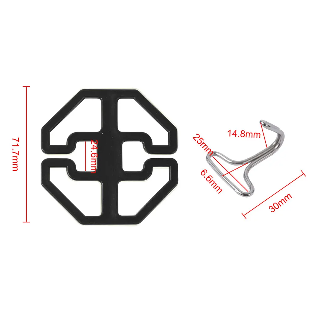 10pcs Universal Car Seat Cover Fixed Clips Black Beige Car Cushion Hooks Car Plum Seat Pad Clips Auto Interior Accessories