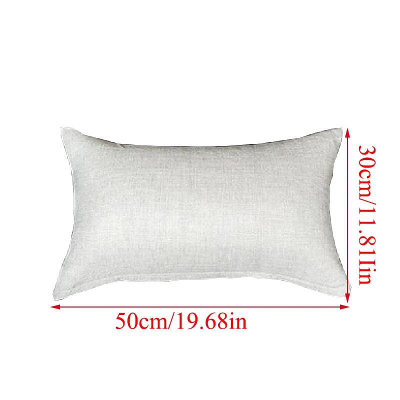 Imitation Cotton Pillowcase, Moisture Sweat Proof Pillow Cover, Multi-Color Decorations for Bedroom, Home, Hotel, 30x50cm, 1 Pc