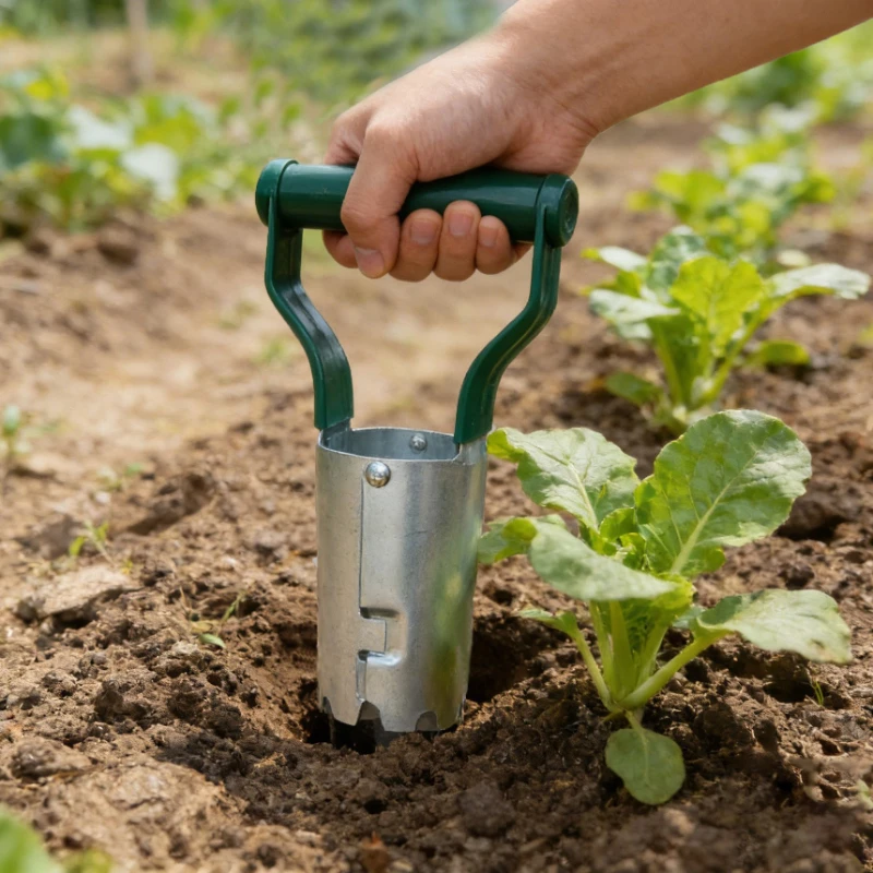 Magic Gardening Seeding Device for Holes Making Transplanting Vegetable Planting Soil Digging and Fertilizing Garden Tool