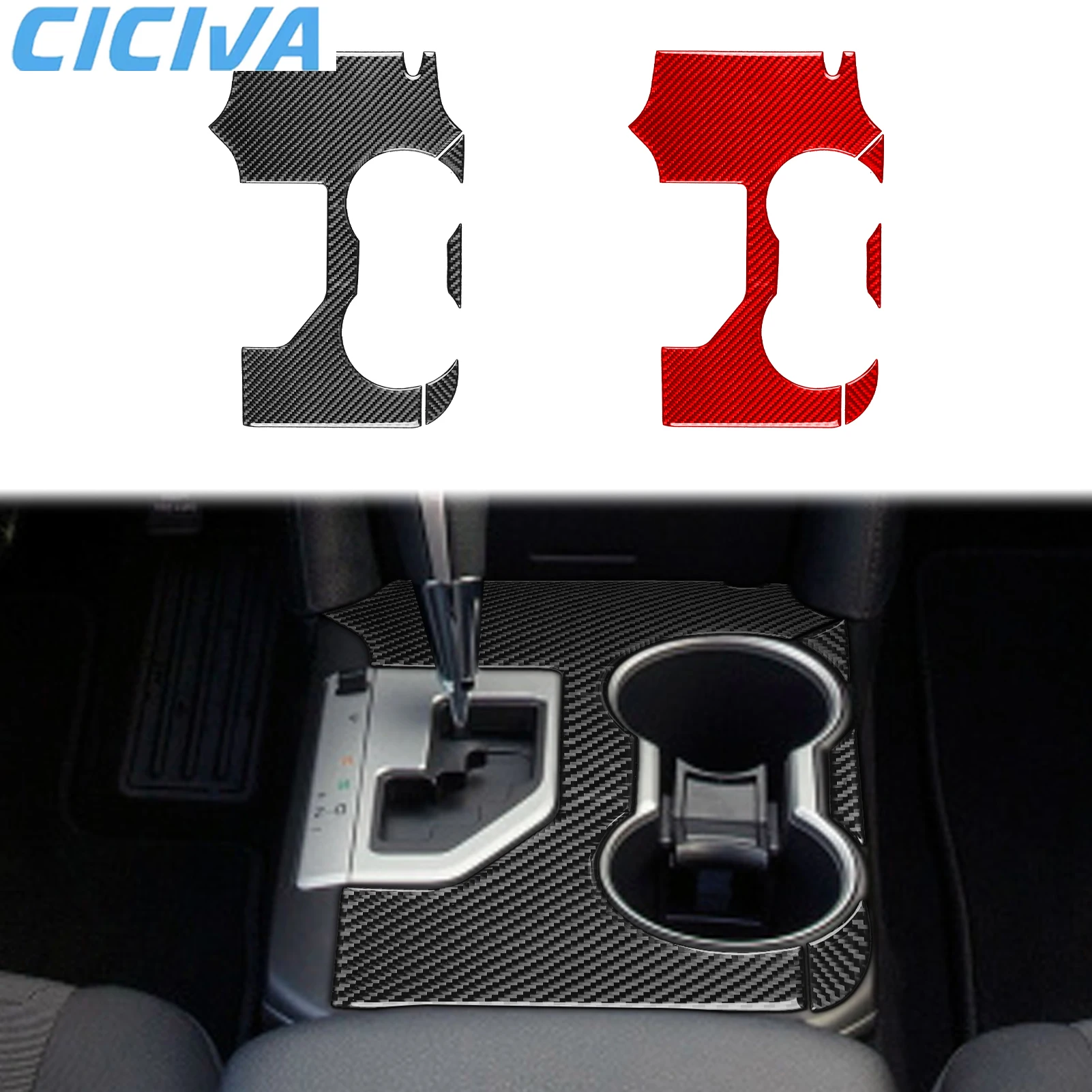 

For Toyota Camry XV50‌ 7th 2012-2014 Carbon Fiber Center Console Gear Shift Interior Car Accessories Cover Decorative Stickers