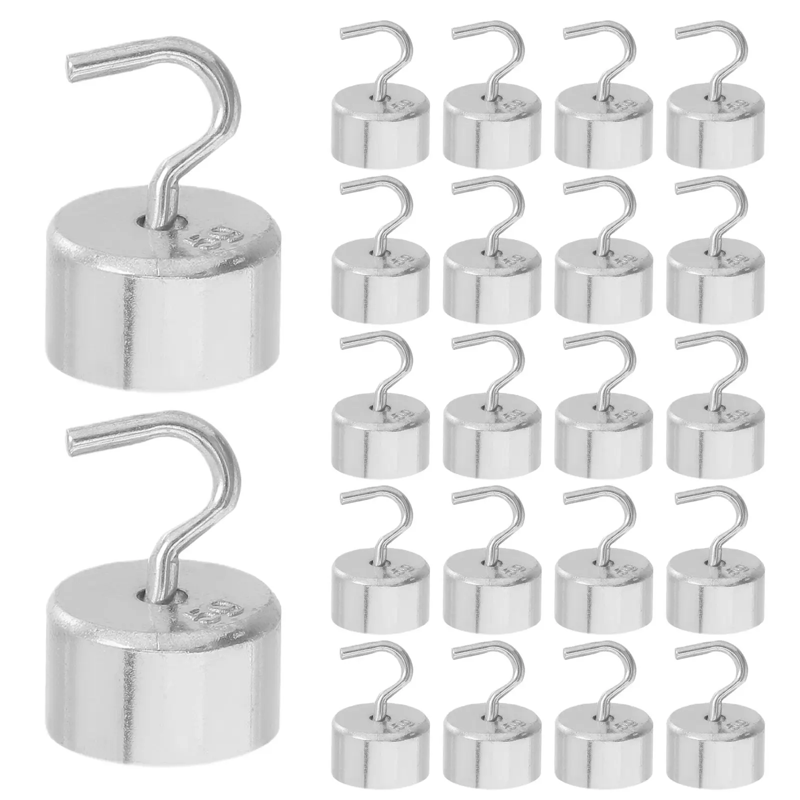 30pcs Calibration Weights 5G Each Double Hooked Metal Balance Mass For Lab Science Education Calibration Set